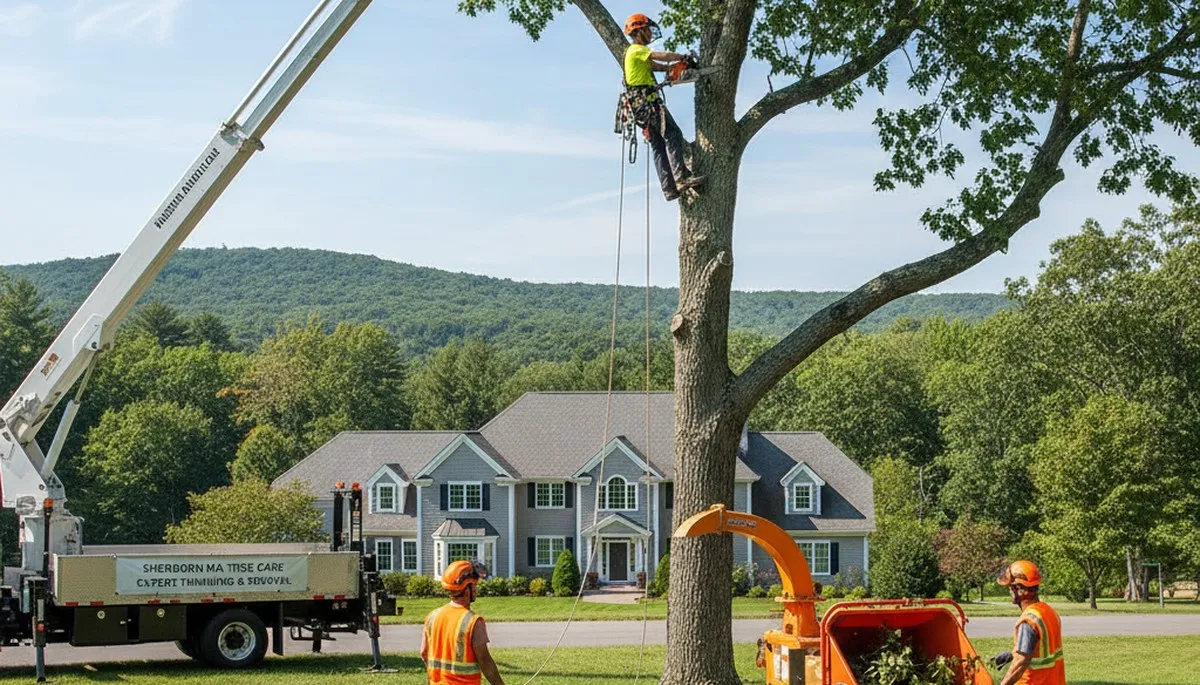 Professional tree removal service in Wellesley MA by certified arborists