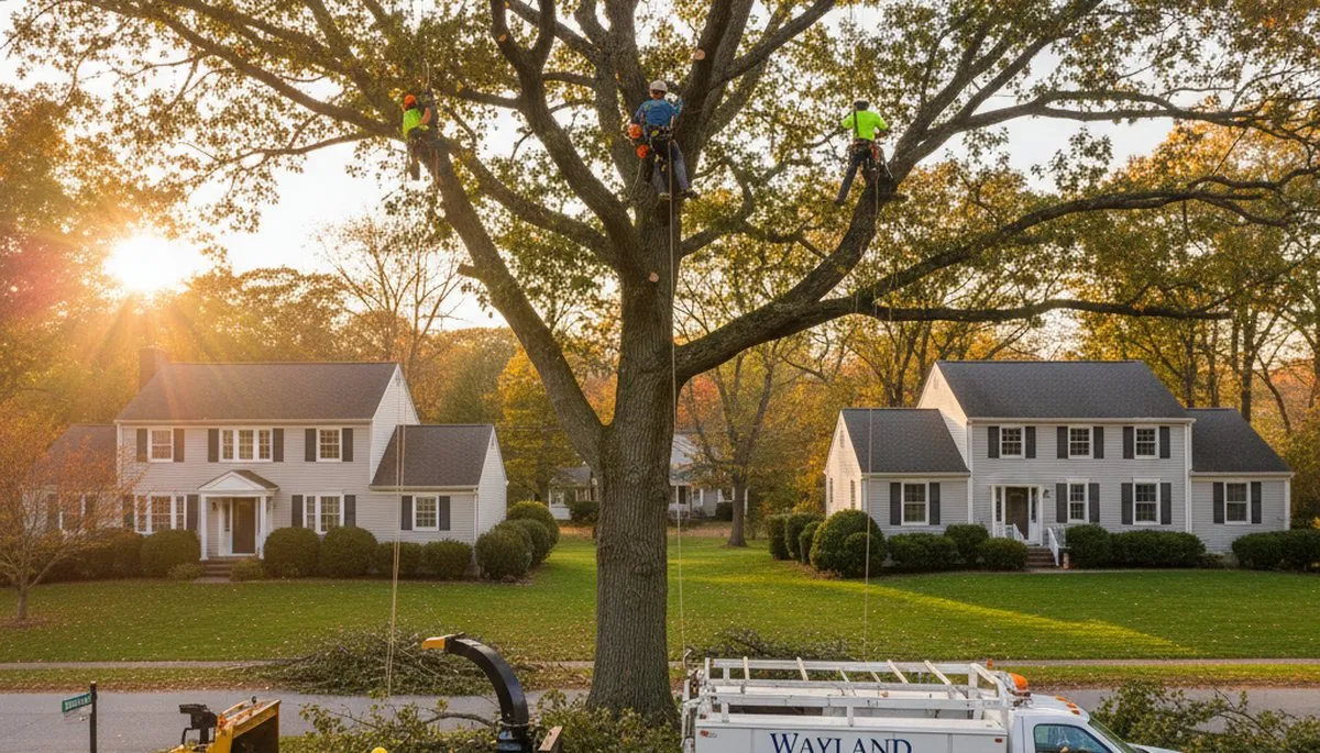 Professional tree removal service in Wellesley MA by certified arborists at Treeserviceswellesleyma.com